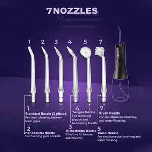 Hydropulseur portable sans fil <span class=keywords><strong>Puur</strong></span> Smile - Soins dentaires avancés pour une bouche, des gencives et des dents plus saines - IPX7 - Product Image 3