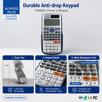 Calculatrice scientifique 991es Plus, logo numérique, calculatrice scientifique professionnelle pour étudiants, calculatrice scientifique Ctifree 991es Plus