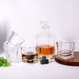 16 cái tùy chỉnh khắc <span class=keywords><strong>Whisky</strong></span> Decanter Set với 4 <span class=keywords><strong>Whisky</strong></span> kính và 8 Stones hộp gỗ - Product Image 3