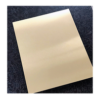 Tôle métallique imprimable de haute qualité RTS Sublimation feuille d'aluminium vierge brillant blanc/or/argent 200x300mmx0.45mm