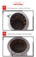 Équipement essentiel pour l'abattage des volailles Machine à épiler les poils de poulet pour l'élimination des plumes de poulet de caille pour les espèces d'oiseaux