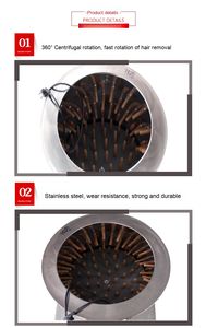 Équipement essentiel pour l'abattage des volailles Machine à épiler les poils de poulet pour l'élimination des <span class=keywords><strong>plumes</strong></span> de poulet de caille pour les espèces <span class=keywords><strong>d</strong></span>'<span class=keywords><strong>oiseaux</strong></span> - Product Image 5