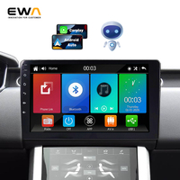 Autoradio Linux 9 pouces avec support de montage sur tableau de bord, CarPlay, Android Auto, écran tactile IPS, DSP, radio FM, double USB, caméra de recul HD, MP3