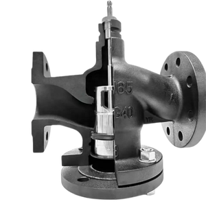 วาล์วปรับสมดุลแรงดันส่วนต่างอุณหภูมิสูง Guangli GL Electric <span class=keywords><strong>PICV</strong></span> สำหรับระบบควบคุมการไหลของน้ำ HVAC แบบ OEM - Product Image 6