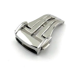 Accessoires de <span class=keywords><strong>bracelet</strong></span> de <span class=keywords><strong>montre</strong></span> personnalisés, fermoir papillon, <span class=keywords><strong>bracelet</strong></span> de <span class=keywords><strong>montre</strong></span> en acier inoxydable 316L, <span class=keywords><strong>boucle</strong></span> pliante pour Om 16 18 20 22 mm - Product Image 4