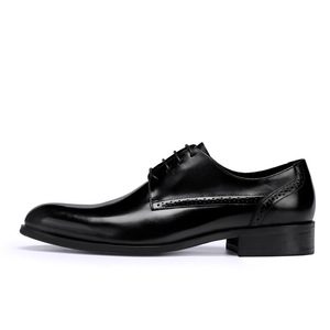 British lace-up men's business formal leather <b>shoes</b>, top-grain cowhide, large size, wedding <b>shoes</b> for men - Product Image 4
