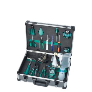 Kit de Herramientas de Fibra Óptica FTTH Pro'sKit PK-9458 con Estuche Rígido y Cortador de Acero, Origen China - Product Image 1