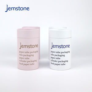 Custom Design Recyclable Food Herbal Gel Capsule Kraft Cardboard Cylinder Packaging Box <b>Protein</b> <b>Powder</b> Paper Tube Container - Product Image 2