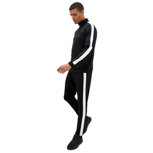 ODM Custom Logo Sportkleding Polyester Interlock Volledige Rits Trainingspak Hoodie Joggingbroek Tweedelig Trainingspak Set Heren Sweatpakken - Product Image 3