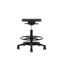 Tabouret pivotant ergonomique de bureau, mobilier Commercial
