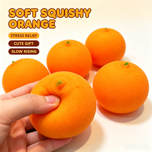 Juguete Antiestrés con Forma de Fruta, para Aliviar el Estrés, Regalo Novedoso para Fiestas, Venta al por Mayor, Logotipo Personalizado de Fábrica - Product Image 1