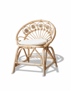 Silla Infantil de Ratán Hecha a Mano, Moderna y Segura, para Fiestas de Cumpleaños, Uso en la Cocina, Muebles de Mimbre Ecológicos para Eventos, Venta al Por Mayor - Product Image 1