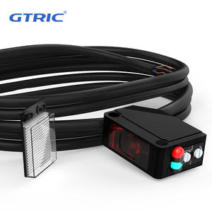 Công Tắc Phản Xạ Quang Điện Phản Xạ Retro Hình Vuông GTRIC Cảm Biến Quang Hồng Ngoại Quang Học NPN PNP <span class=keywords><strong>3</strong></span> Dây 10-30VDC - Product Image 2