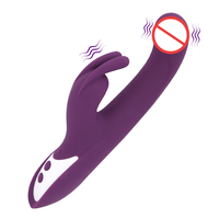 G-Punkt-Vibrator mit Heizfunktion, Hasenohren, Klitorisstimulator, Sexspielzeug, 10 Frequenzen, USB-aufladbar, wasserdicht IPX6