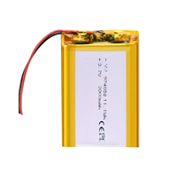 974058 3000mAh Lipo-Akku 3,7V Wiederaufladbarer Lithium-Polymer-Akku PH2P für Massagegeräte GPS 103665 755060 655063