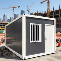 Maison conteneur préfabriquée détachable à faible coût avec panneaux sandwich pour usage résidentiel, bureau, bar, hôtel, école – Design moderne, module rapide