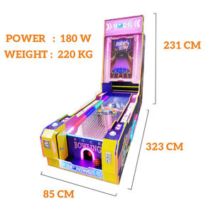 Máquina de Juego de Bolos Arcade de Alta Definición con Pantalla Táctil Grande, Funciona con Monedas, con Logotipo Personalizado, para 2 Jugadores, para Centros de Entretenimiento - Product Image 2