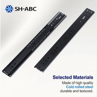 Glissières à billes de 45 mm, vente directe d'usine, OEM, guides télescopiques pour tiroirs de meubles