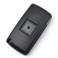 2 Buttons Black CIT Smart Key 433mhz 7961Chip Auto Replacement Blank Blade Remote Key with groove Vehicle Key