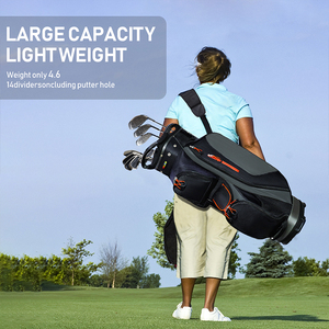 Enhua GB001 <span class=keywords><strong>sac</strong></span> <span class=keywords><strong>de</strong></span> <span class=keywords><strong>golf</strong></span> pour hommes femmes support léger Portable Standard Club résistant à l'usure étanche grande capacité <span class=keywords><strong>sac</strong></span> à balles - Product Image 5