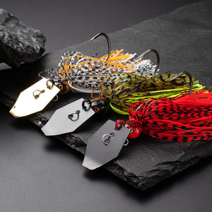 Mồi câu Spinner Bait, mồi câu mồi nhử câu cá bán chạy, mồi <span class=keywords><strong>Chatter</strong></span> Bait, mồi Jig lật, bán buôn mồi Chatterbait liền khối không khớp nối - Product Image 2