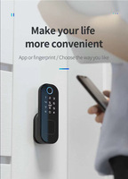 Serrure numérique étanche à loquet de jante de porte sans mot de passe Wifi Smart Home TTlock App Control Serrure de porte en métal pour maison intelligente