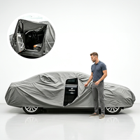 Housse de voiture imperméable et anti-poussière de qualité supérieure en PEVA 125g pour berline et SUV