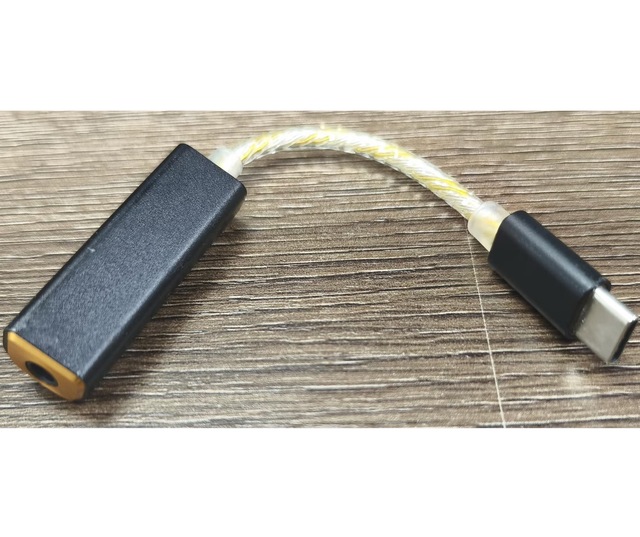 Portable Wired DAC AMP Dongle Gold Silver Braided Cable Matte Metal Type C Balanced Headphone Jack Lossless Hard Decoding HiFi