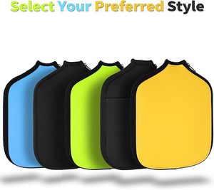 ปลอกคลุมไม้พายพิคเคิลบอล ทำจากนีโอพรีน ทนทาน กันน้ำ พับเก็บได้ ปรับแต่งได้ พร้อมซิป สำหรับไม้พายพิคเคิลบอลมาตรฐาน - Product Image 3