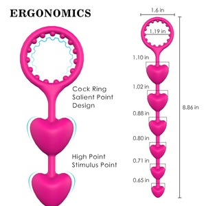 Backyard Bead Anal <b>Plug</b> Custom Adult Anal Dilator Unisex Masturbation Toy Private <b>Label</b> - Product Image 1