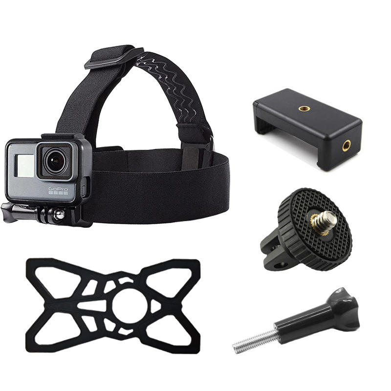 HONGDAK Adjustable Head Strap Mount with Screw Holder Accessories for gopro DJ Insta360 Ulanzi