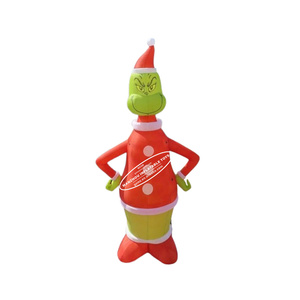 Outdoor Big Christmas Santa Claus <strong>Inflatable</strong> Decoration <strong>Grinch</strong> <strong>Inflatable</strong> - Product Image 1