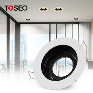 TOSEO Bóng Đèn Âm Trần <span class=keywords><strong>LED</strong></span> Ip20 Gu10 Lõm Chống Lóa Tùy Chỉnh Có Thể Thay Thế Trước - Product Image 2