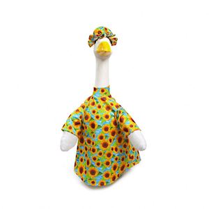 Traje de Ganso Decorativo para Porche Cuatro Estaciones: Floral de Primavera, Calabaza de Otoño, Disfraz de Navidad de Invierno, Impermeable - Product Image 2