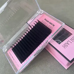 Hybrid Eyelash Extensions Premium Wholesale Matte Black Single Mix Cashmere Lash Extension Mascara