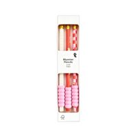 Lot de 3 crayons en graphite HB mignons à motif de dessin animé avec gomme intégrée, prise en main facile, pour enfants, étudiants, fournitures scolaires, papeterie d'écriture