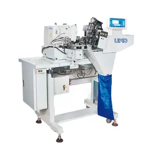 UND-254D-DN Automatic Twin Needle Belt Loop Setter Machine Industrial Sewing Machine Clothing machinery