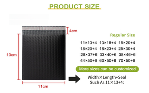 Sobre de burbujas de polietileno extra largo al por mayor sobres de burbujas de polietileno naranja 13X18 9.5X12.5 10X15 - Product Image 3