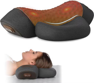 Masajeador de Cuello 3 en 1 con Calor, Masajeador Cervical de Tracción, Almohada de Masaje de Cuello con Espuma Viscoelástica - Product Image 4