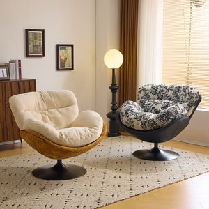 Fauteuil inclinable moderne italien écologique avec rembourrage en coton doux, fauteuil individuel pour salon et chambre à coucher - Product Image 3