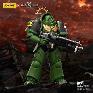 Figura de Acción Coleccionable Joytoy Dark Source <span class=keywords><strong>Warhammer</strong></span> 40k Edición Juego Salamanders Heavy Intercessor Escala 1/18 Modelo Articulado - Product Image 6