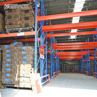 Système de rayonnage industriel en acier de haute qualité, robuste, avec protection contre la corrosion, pour entrepôt