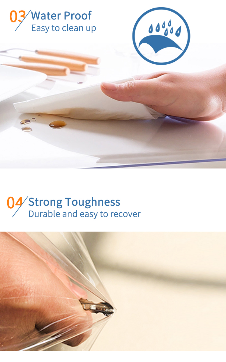 PVC Film, Super Clear, Factory Price Non-Sticky soft Vinyl PVC filexible Film, Glossy Embossed