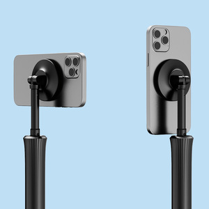 Điện thoại di động đứng sáng tạo Máy tính để bàn xách tay điện thoại di động chủ tripod máy tính để bàn trên chụp điện thoại đứng có thể gập lại Monopod - Product Image 3