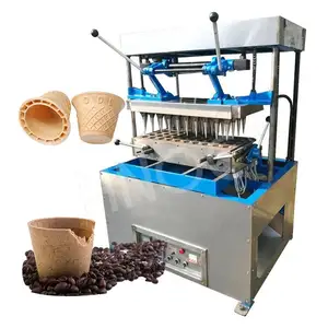 HNOC Industrial Máquina de fazer sorvete de pizza cone rolo formando equipamento de venda quente waffle para o comércio