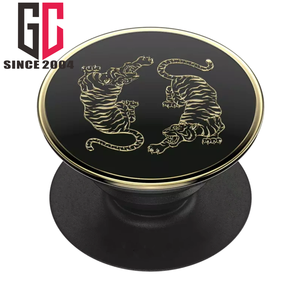 15年工厂定制搪瓷金属高级手机手柄和支架，带有您自己的标志手机手柄2 - Product Image 2