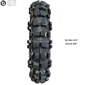 Neumático de Caucho Natural Nuevo de 14 y 17 Pulgadas para Motocicletas Todoterreno Pequeñas 90/100-14 70/100-17 Patrón Trasero 8PR - Product Image 4