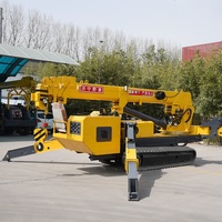 Nouvelle grue araignée miniature sur chenilles SITONG de 5 tonnes avec télécommande, hauteur de levage maximale de 20 m