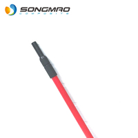 Poteau télescopique en fibre de carbone 24 pieds personnalisé OEM haute résistance de bonne qualité pour mât d'antenne de mât de drapeau