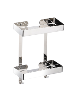 Articoli da toeletta da parete per bagno Shampoo da bagno scaffale per Gel doccia scaffale in acciaio inossidabile - Product Image 2
